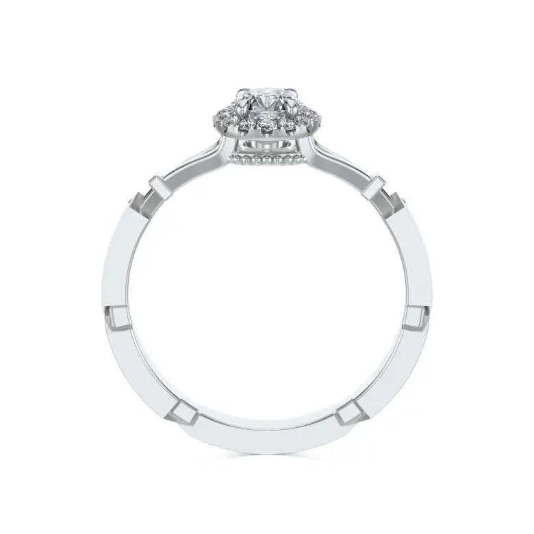 Pierścionek białe złoto z diamentami AJPZ_135